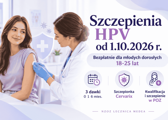 Bezpłatne szczepienie HPV dla dorosłych 18-25 lat